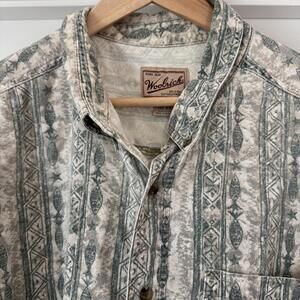 VTG Woolrich Vintage Short Sleeve Button-Up Shirt- 3X